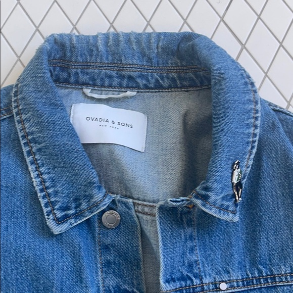 Ovadia distressed denim jacket - Picture 2 of 3